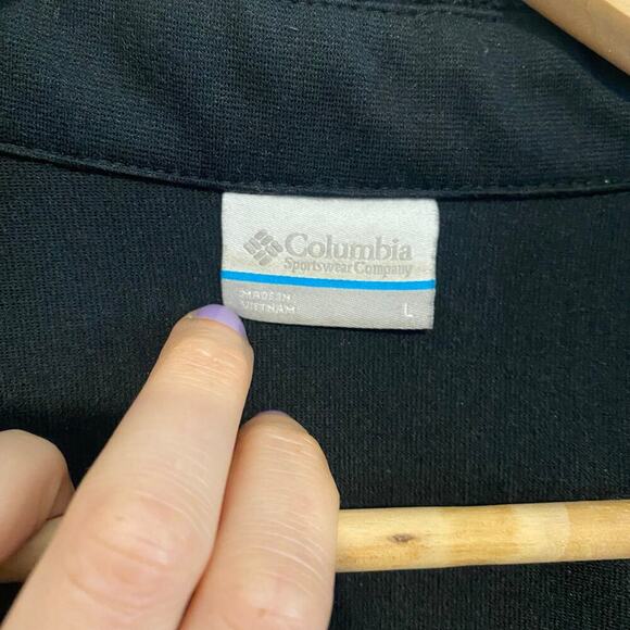 Columbia Moto Style Jacket Womens Size Large Black Sherpa - Picture 3 of 4